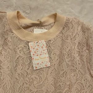 NWT - Free People Lace Sweater Dress